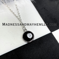 Silver 8 ball Necklace