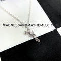 Silver Pistol Necklace