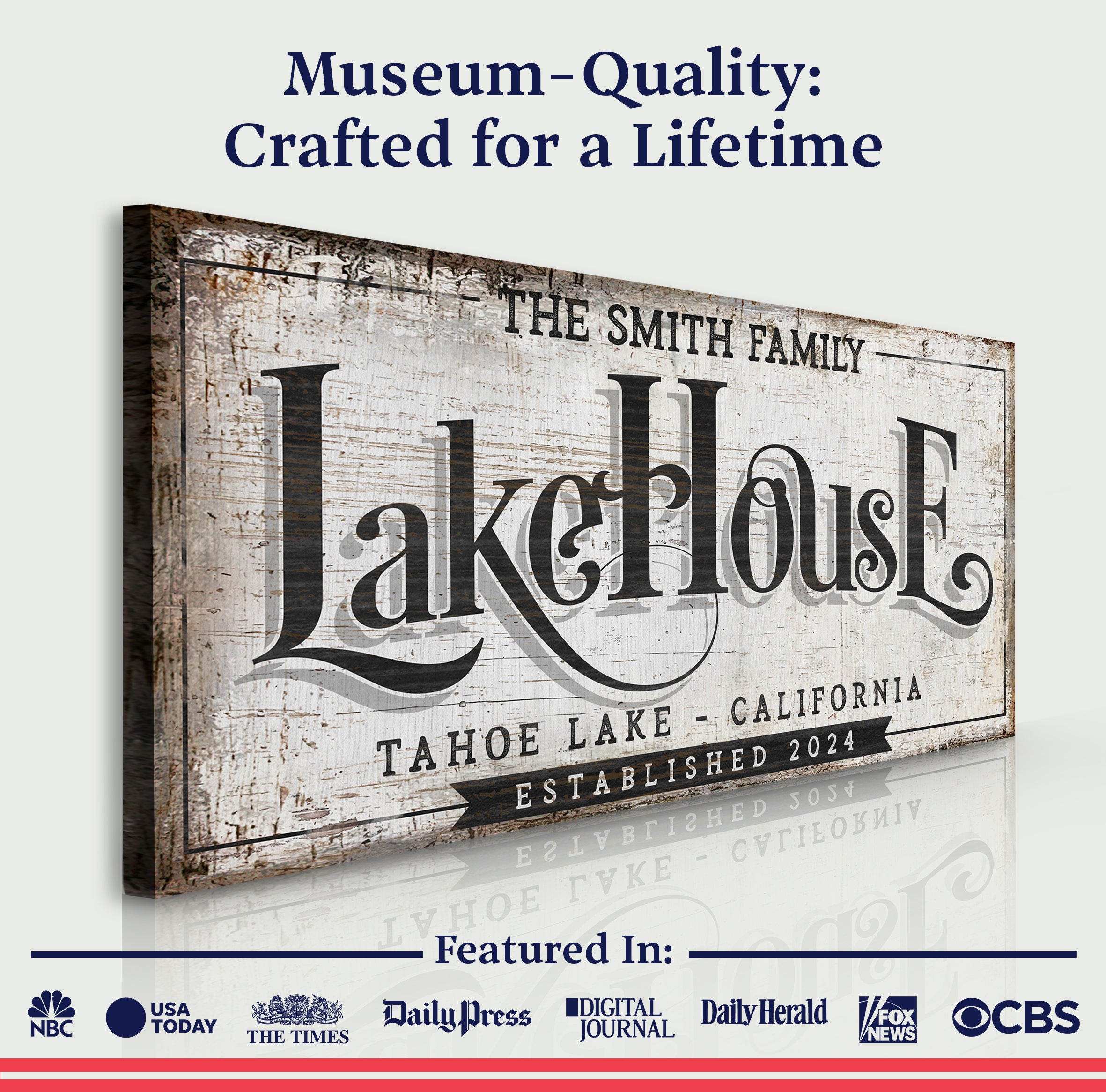 Lake House Sign XI