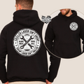 Mens skilled labor front/back hoodie