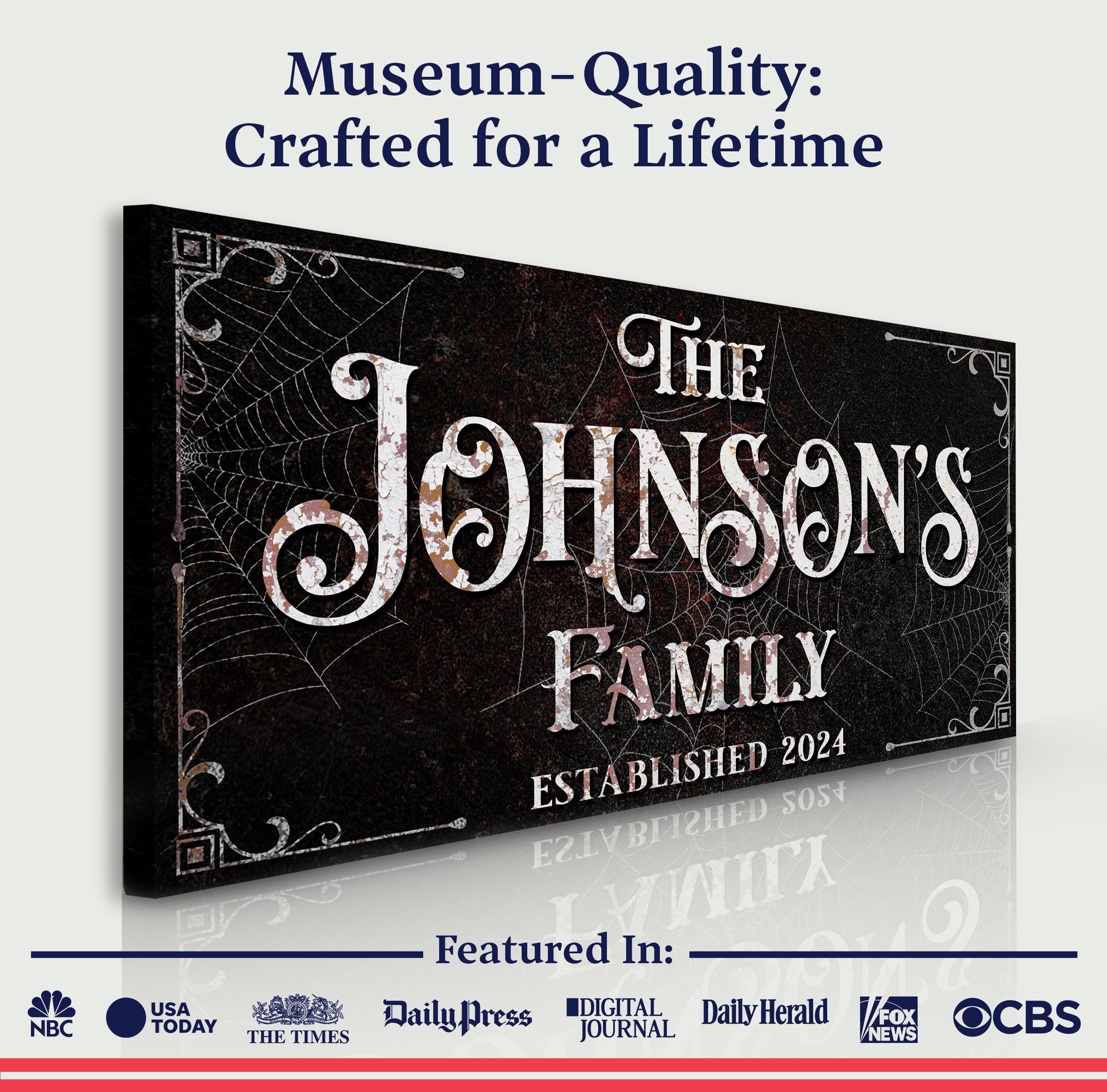 Personalized Gothic Sign