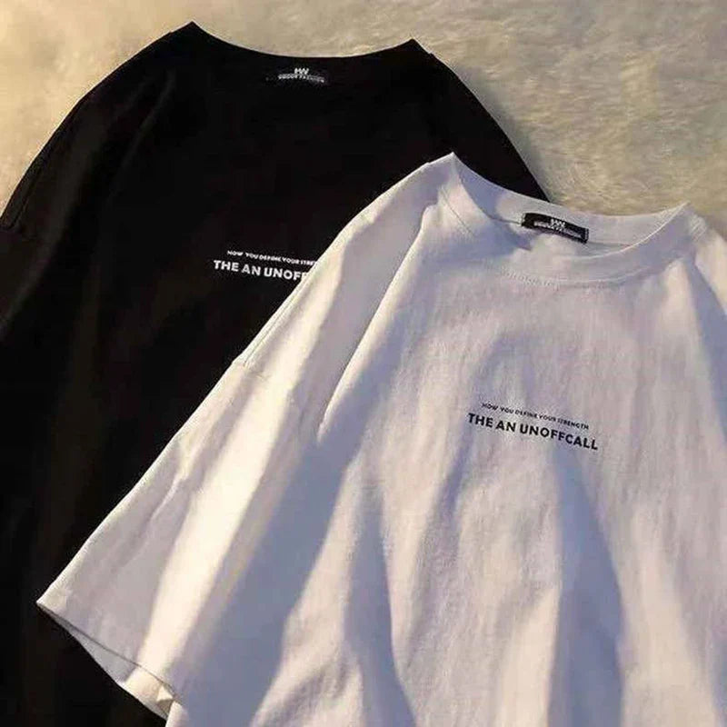 men's summer letter print t-shirt New Summer