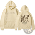 Faith Over Fear Psalm 118:6 Christian Aesthetic Hoodie