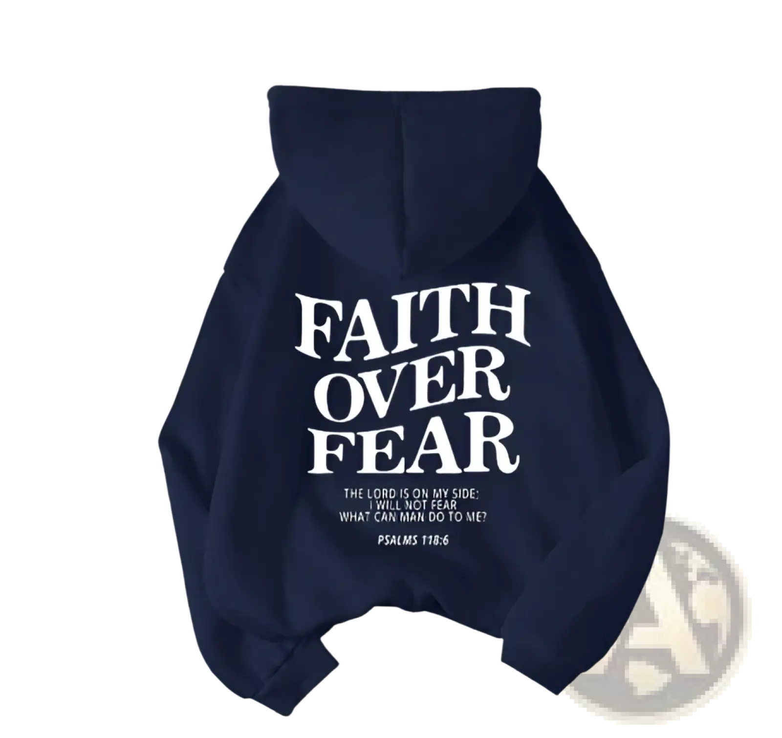 Faith Over Fear Psalm 118:6 Christian Aesthetic Hoodie
